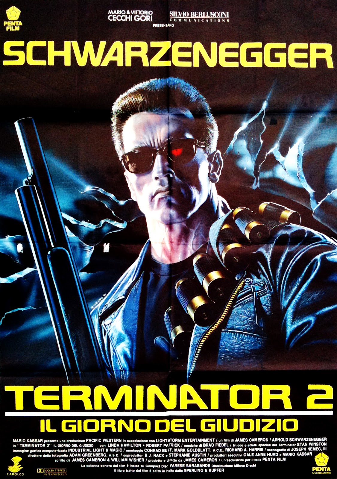 Terminator 2 (1991) Italy by Renato Casaro