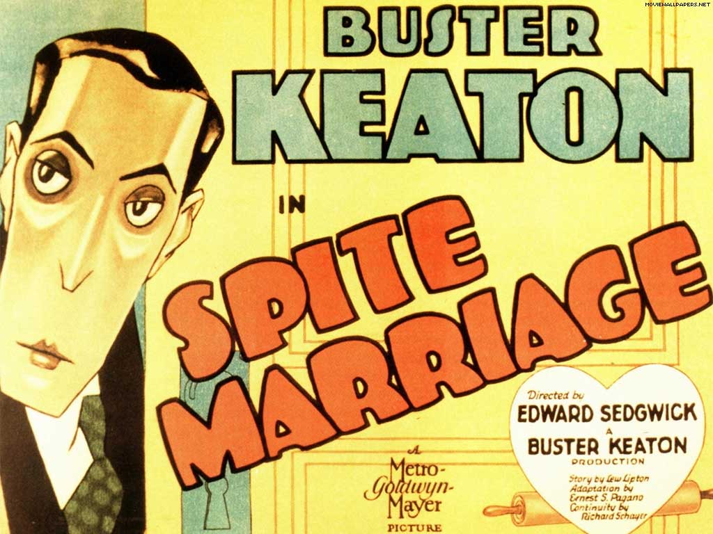 Lobby Card Buster Keaton Spite Marriage 1929